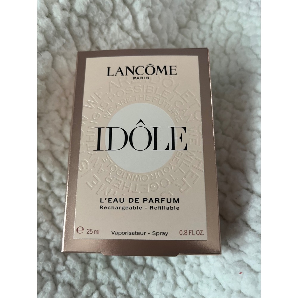 LANCÔME Idole EDP Empty Perfume Box Only 25ml 0.8oz Rose Gold White Display